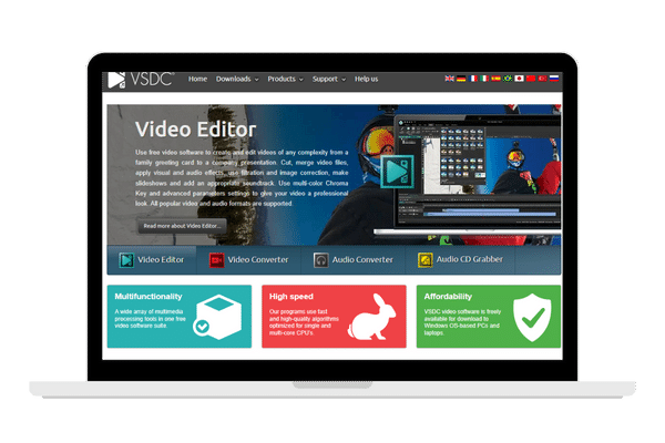 Funciones y Caracteristicas de VSDC Free Video Editor 2